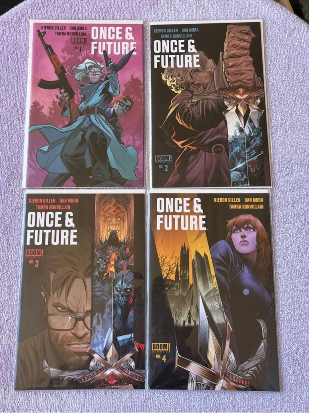 Once And Future Issues 1-4 (Bagged And Boarded)